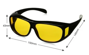 PACK DE 2 GAFAS VISION HD | 1 NEGRO DIA | 1 AMARILLO NOCHE