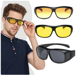 PACK DE 2 GAFAS VISION HD | 1 NEGRO DIA | 1 AMARILLO NOCHE